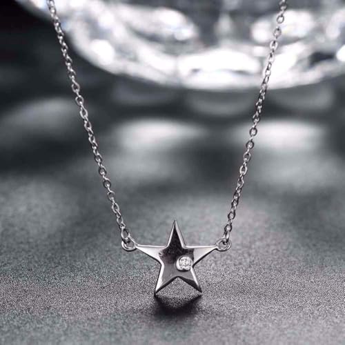 Collier étoile pour femmes pendentif de mariage chic - 2