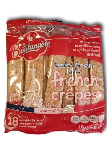 la Boulangere Hazelnut Chocolate Filled French Crepes By Snacks and More