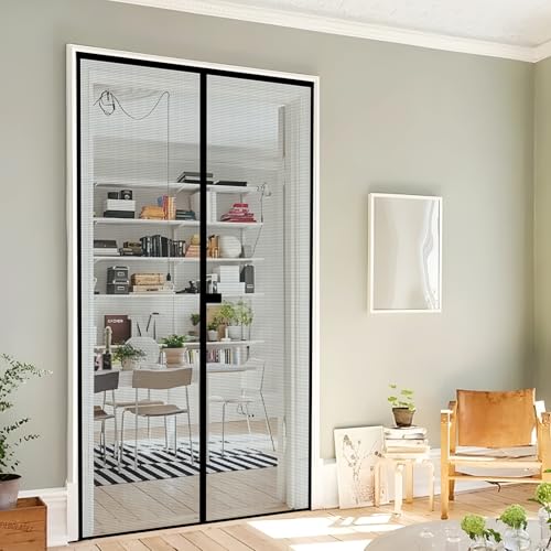 Anze Magnetic Screen Door Fit Door Size 32 x 72, Gray by Anze - Used condition - Image 7