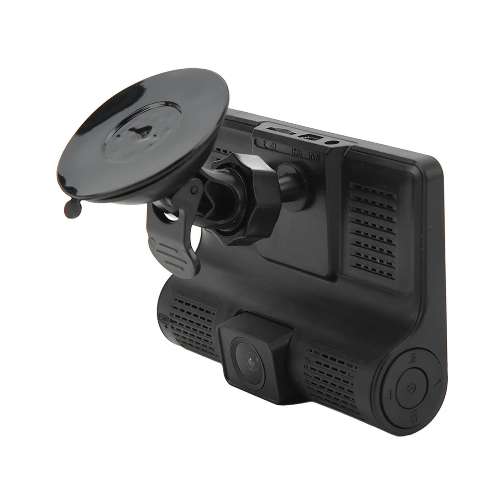 Gonetre Telecamera da Cruscotto per Auto con 3 Obiettivi, Schermo HD da 4