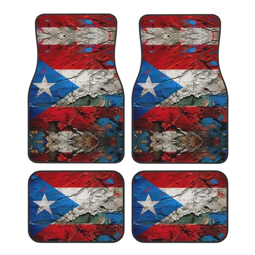 Alfombrillas para coche de Puerto Rico pack completo premium de alta resistencia