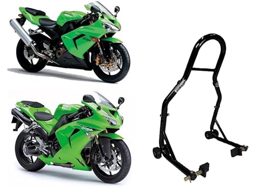 Cavalletto alzamoto alza solleva moto per sollevare alzare la ruota dietro posteriore compatibile con KAWASAKI NINJA ZX10R ZX10 ZX6R 900 ZX 10 R 1000 SX 636 600 di tutti gli anni