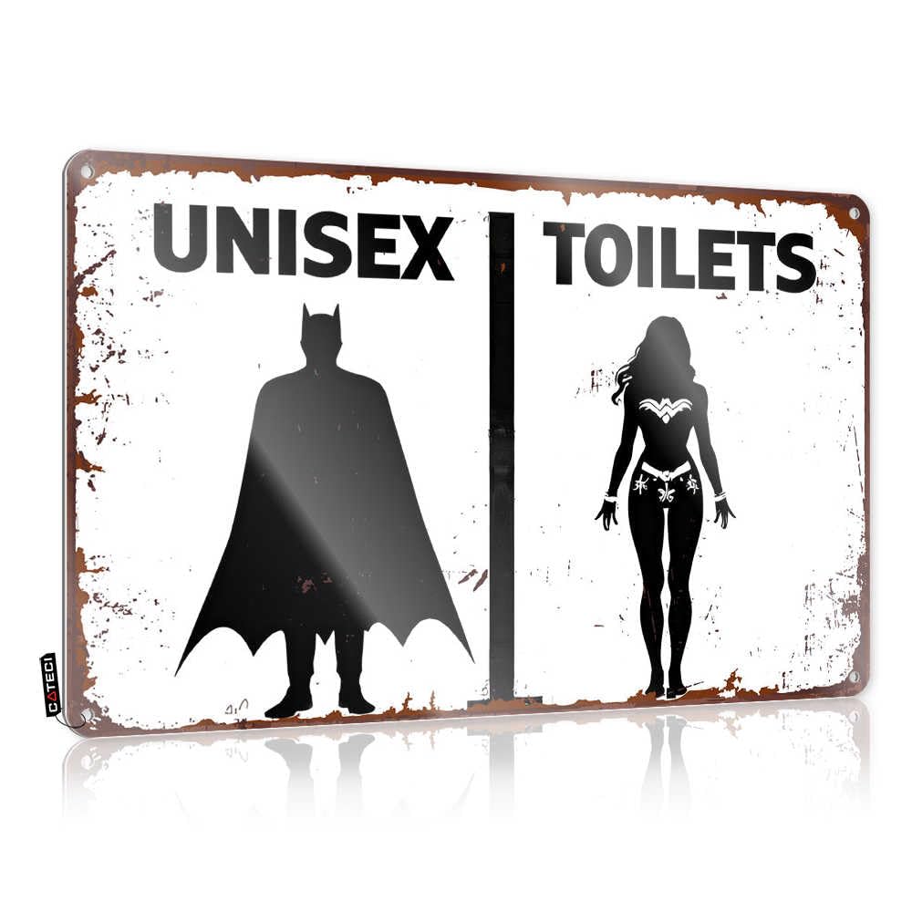 Fzfn Men's Colour Quality Decor, Stuff Nice Unisex Toilets: A Superhero Tale | Farmhouse Mancave Decor(30X40cm)