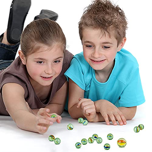 Artcreativity Marble Game Sets, Pack Of 12, Include 14 Marbles And 1 Shooter Per Pack, Classic Marbles For Kids, Fun Indoor And Outdoor Toys, Great Party Favors And Goodie Bag Fillers #TOP4
