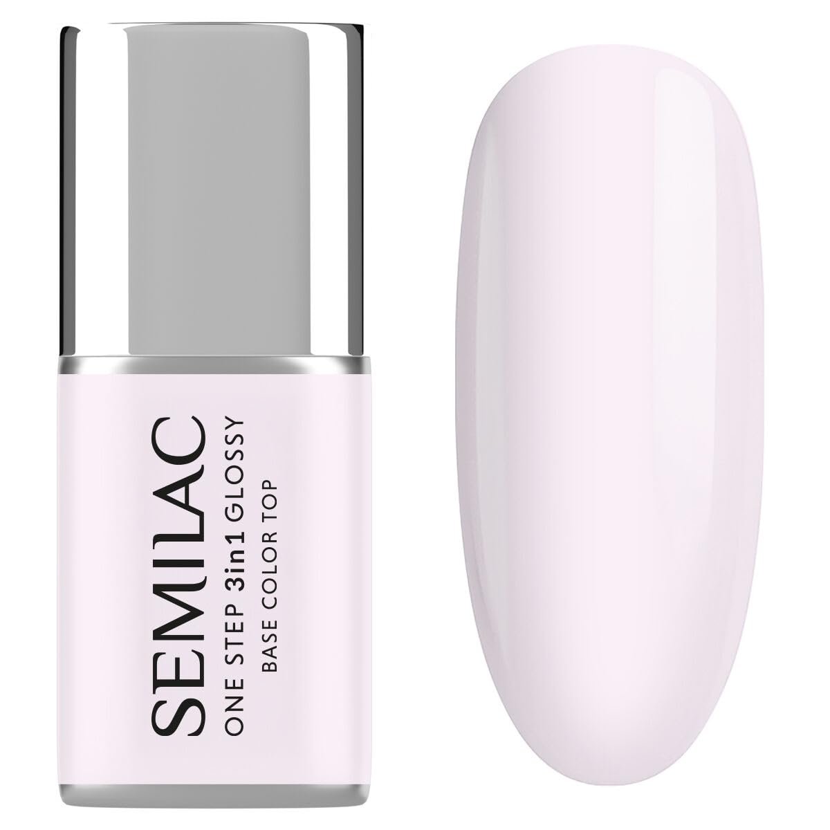 Semilac UV-Nagellack 3in1 One Step Glossy S252 Milky Pink 7 ml