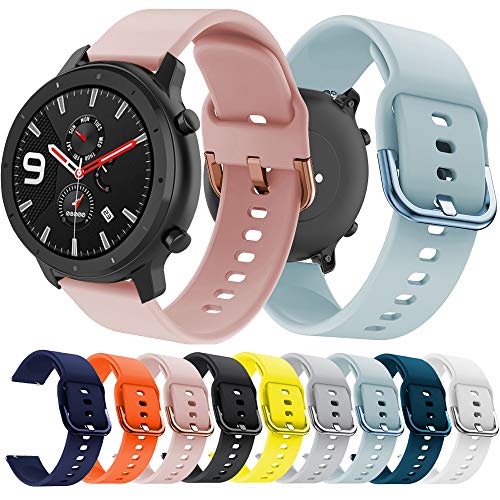 Bracelet compatible Fitbit Versa silicone souple sport pack 10