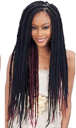 New Amour Hair Collection Malibu Kinky Afro Braid 4 Pcs 60 Inch SUPER SIZE! #350 Just like-Cuban Twist Braid-Double Strand Style Hair