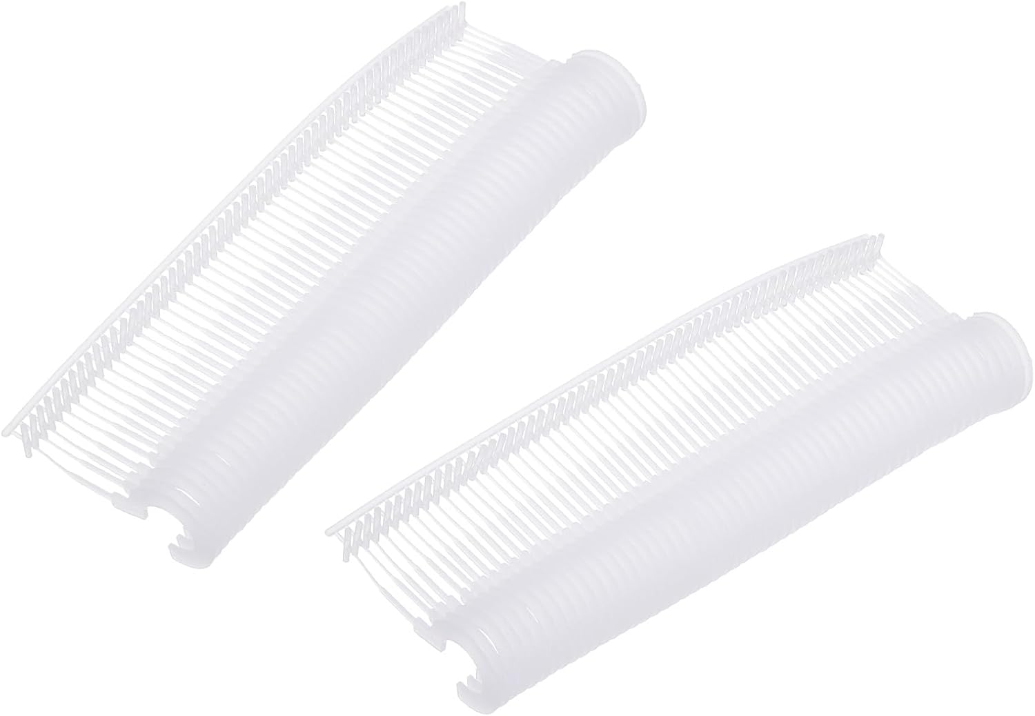 MECCANIXITY 1000 Pcs J Hook Fasteners, 1-1/2 Inch White Tagging Gun Refill Fasteners Standard Tagging Barb Fasteners Plastic for Clothing Hanging Fine Stitch Price Refills Tag Label