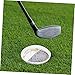LIOOBO 3pcs Golf Putting Green Hole Cup Rings Thickened Plastic Golf Practice Tool for Improved Hole Visibility and Stability for Use Random Color