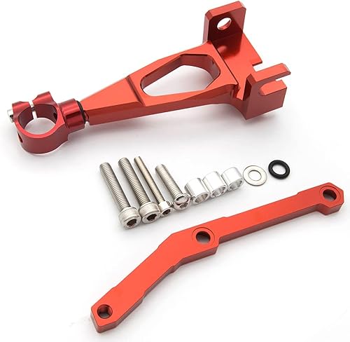 Miniatura 5 de Amortiguador de dirección ajustable para motocicleta, control de seguridad con kit de soporte de montaje para Yamaha MT-09 FZ09 (no trazador)