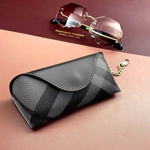 Image of kytasryl Soft Leather Sunglasses Bag,Travel Sunglass Holder Eyeglass Case Portable Slim Sunglasses Pouch