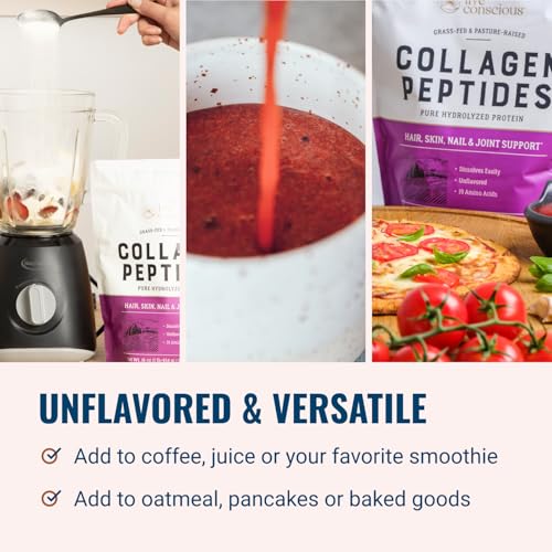 image for Live Conscious Collagen Powder Hydrolyzed Collagen Peptides Type I & I