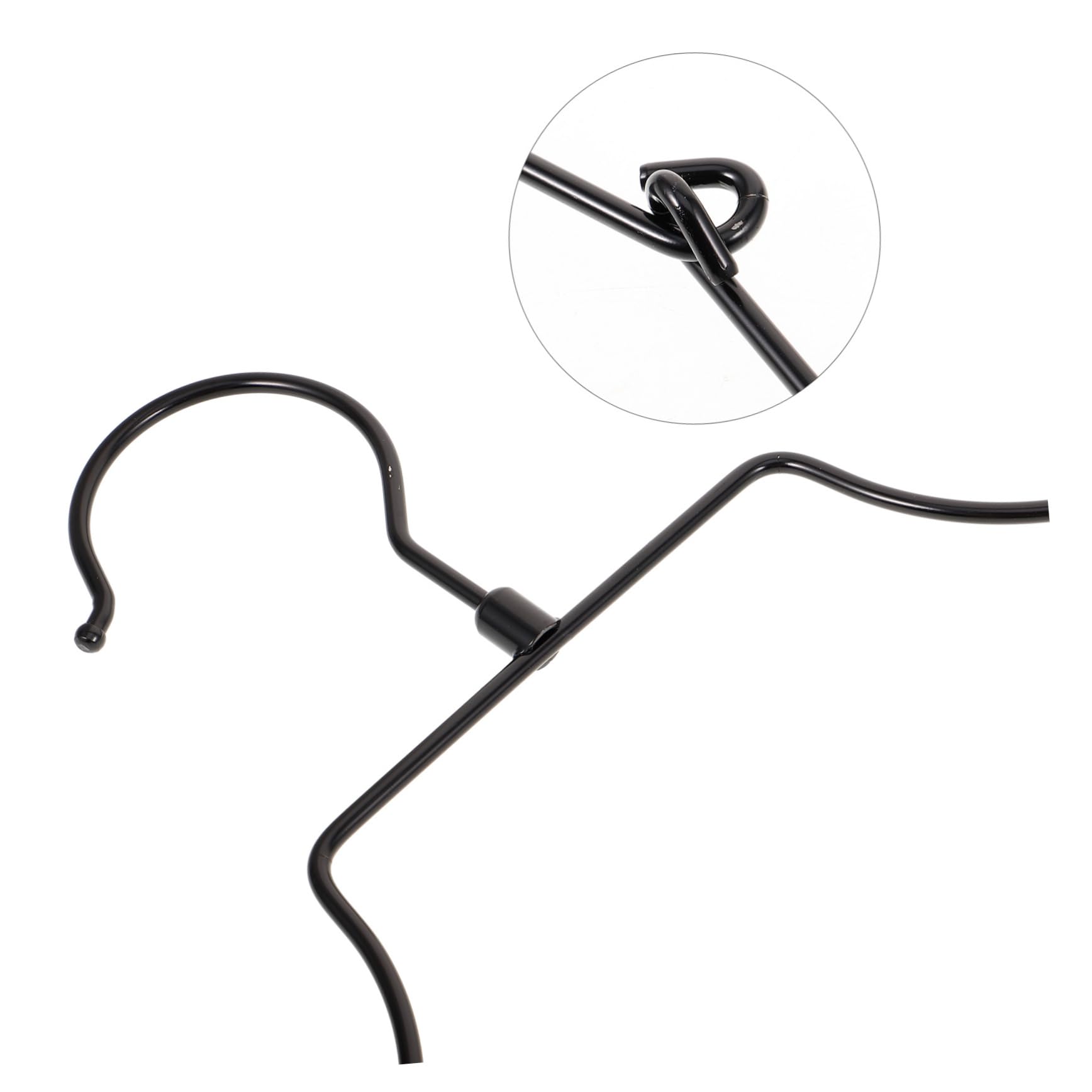 CHILDWEET Children's Swimwear Hanger Bathing Suit Hangers Swimsuit Hangers Body Shape Bikini Hanger Skirt Hangers Clothes Hanger Dress Hanger High Manganese Steel Material Black