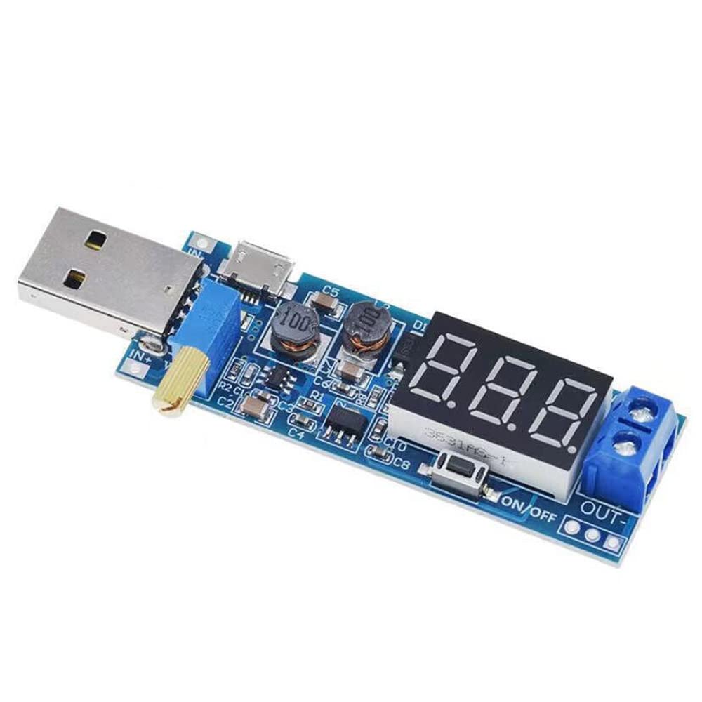 Trasformatore di tensione USB DC Boost Module StepUp regolatore di tensione per Arduino Pi, da 5 V a 3,3 V 9 V 12 V 24 V