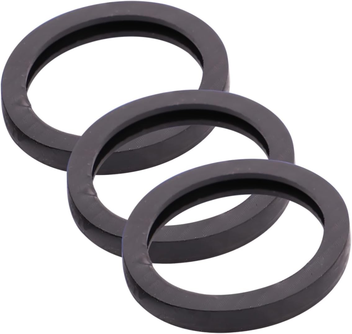 Toyvian 6pcs Rubber Gas Tank Nozzle Gaskets and Easy to Install Nozzle Seals for Automotive and Plumbing Use Suitable for Gas Tank Applications Black