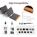 FlexSolar 2 Pack 60W Portable Solar Panel Charger with Parallel Cable - Image 4