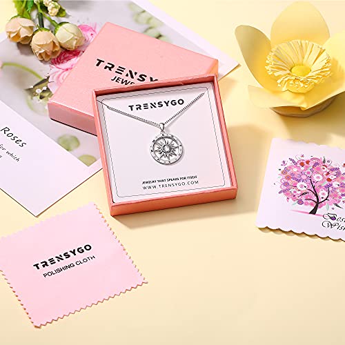 Compass Necklace for Women Inspirational Nautical Dream You Are My Compass I'd Be Lost Without You Pendant Necklaces for Mother's Day Graduation Jewelry Gifts 6