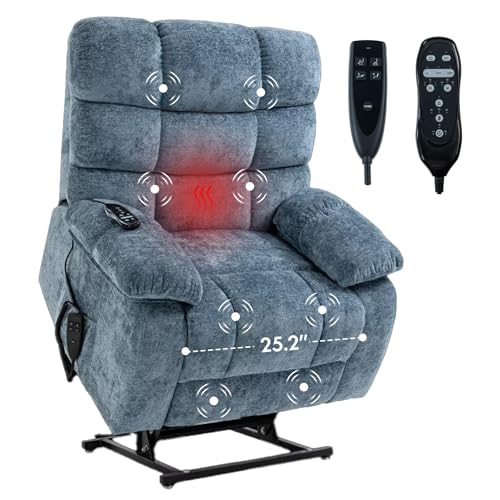 Sillón eléctrico reclinable para ancianos con masaje miniatura 1