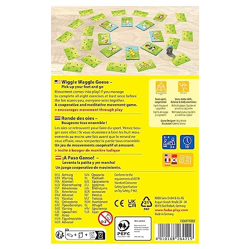 HABA Wiggle Waggle Geese juego cooperativo para niños 3+ miniatura 4