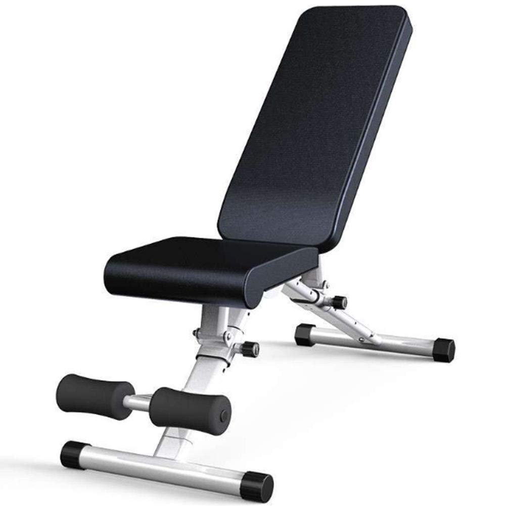 SaryEdge Foldable Weight Bench, Sit Up Bench, Home Fitness Equipment Multifunctional Fitness Chair Adjustable Dumbbell Stool,