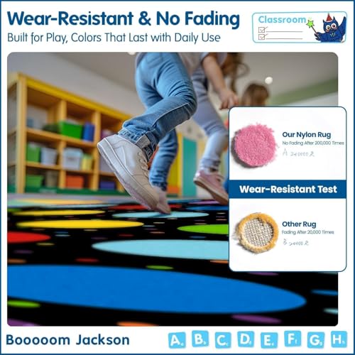 Tapete Booooom Jackson 157 x 91 cm Nylon Colorido miniatura 4