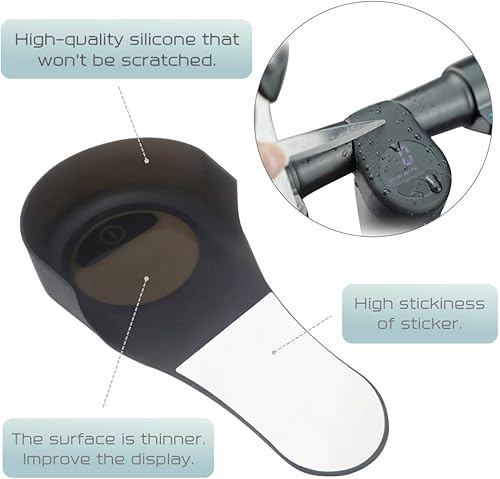 Miniatura 4 de Cubierta de tablero impermeable negro para Ninebot Scooter silicona funda protectora accesorios para Ninebot Segway ES1 ES2 ES4 Scooter eléctrico