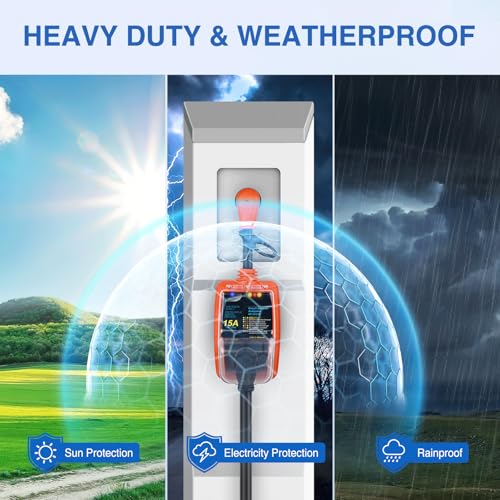 Image of Nilight 15 to 30 Amp RV Surge Protector 2100 Joules 5-15P to TT-30R