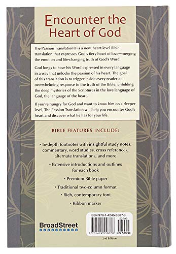 The New Testament with Psalms, Proverbs, and Song of Songs (2nd Edition) HC Floral: The Passion Tran