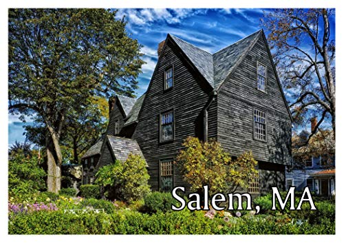 Seven Gables, Salem, Massachusetts, MA, Nathaniel Hawthorne, Travel, Souvenir, Refrigerator, Locker...
