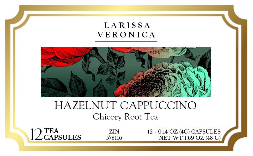 Hazelnut Cappuccino Chicory Root Tea (Single Serve K-Cup Pods) (12 pods, ZIN: 578116) image 4