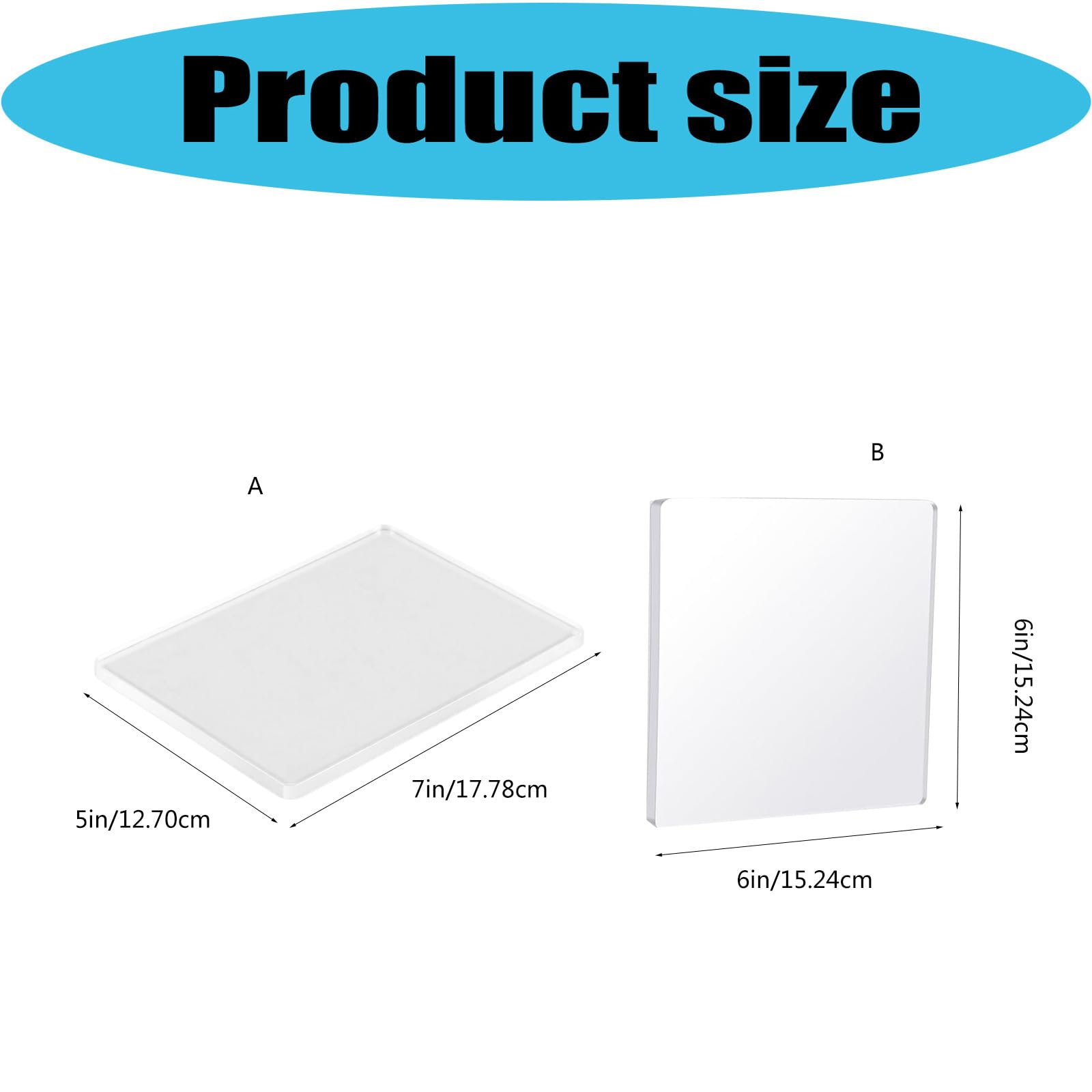 8 tamponi di stampa in gel di silicone, multiuso, per scrapbooking, per journaling, creazione di biglietti e progetti artigianali, accessori per timbri