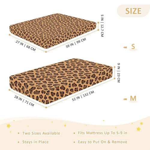 Linge de lit léopard extensible pour des nuits douces en chambre bébé - 5