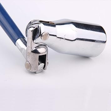 T-Handle Universal Joint Spark Plug Socket Wrench, 16mm 21mm Socket (Blue)