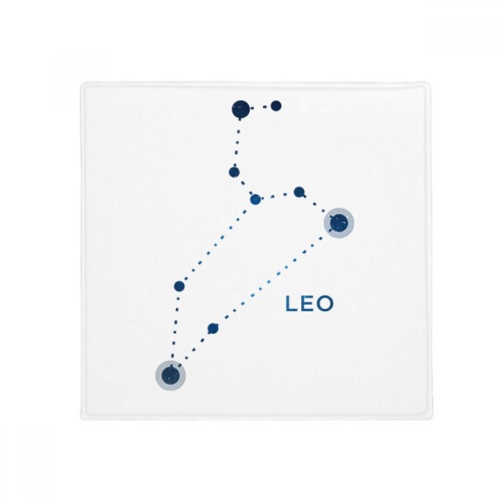 Tapis de sol Lion astrologique 60x60cm antidérapant multicolore