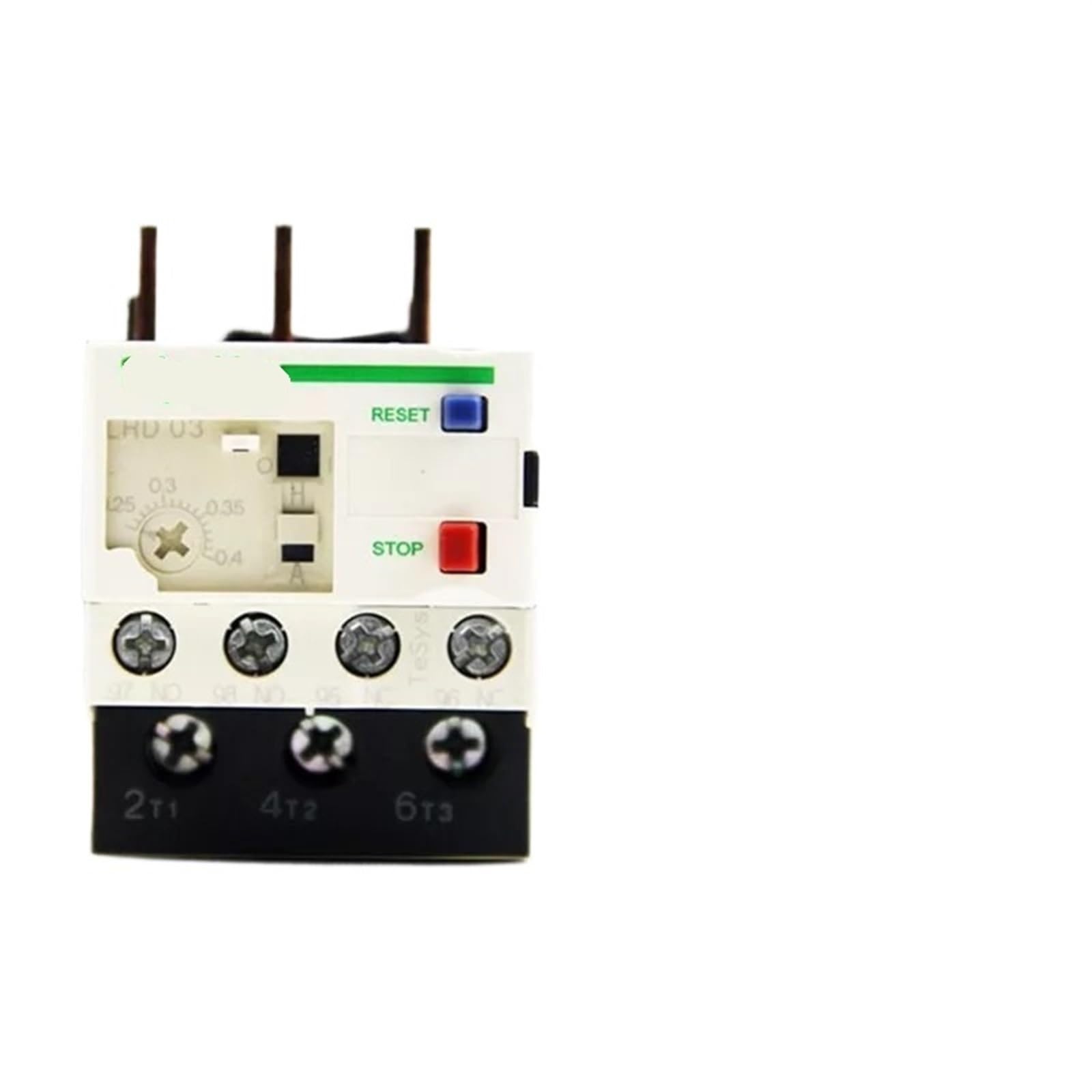 Relais de surcharge thermique LRD3357C triphasé protégeant contre la coupure de phase 37-50 A