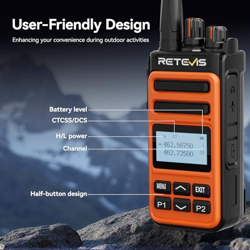 Image of Retevis C6B GMRS Two-Way Business Radios Long Range, Fast-Charging, 2 Pack