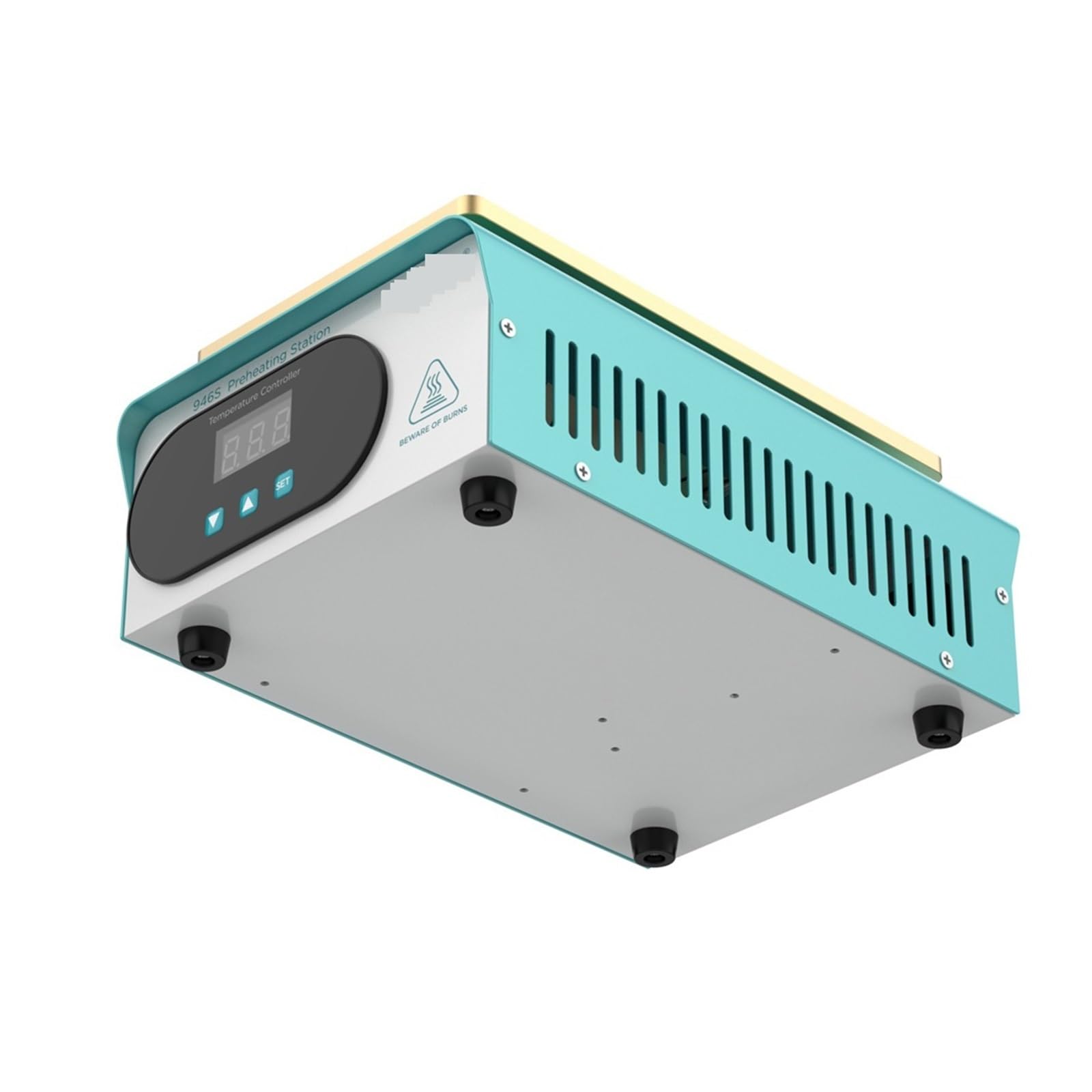 Piastra riscaldante per saldatura, Preriscaldare Statione + accessori piastra riscaldante piattaforma digitale preriscaldatore da 7 pollici for separatore schermo LCD telefono 946S per laboratorio di