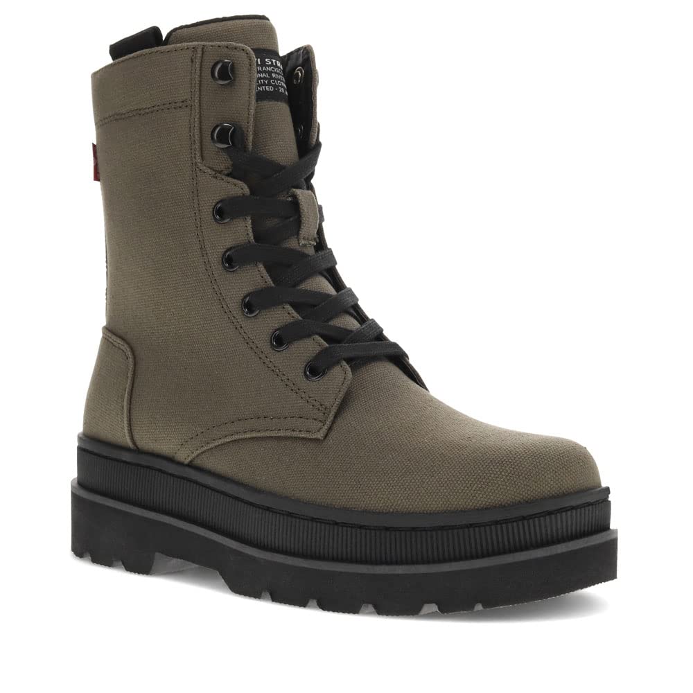 Levis Womens Eliana Neo Canvas Fashion Platform Boot