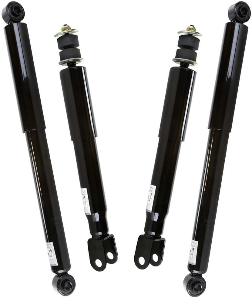 AutoShack Front & Rear Shock Absorbers Replacement for 2000-2006 GMC Yukon 2000-2006 Chevrolet Tahoe 2000-2006 GMC Yukon XL 1500 2000-2006 Chevrolet Suburban 1500 4-PC Set