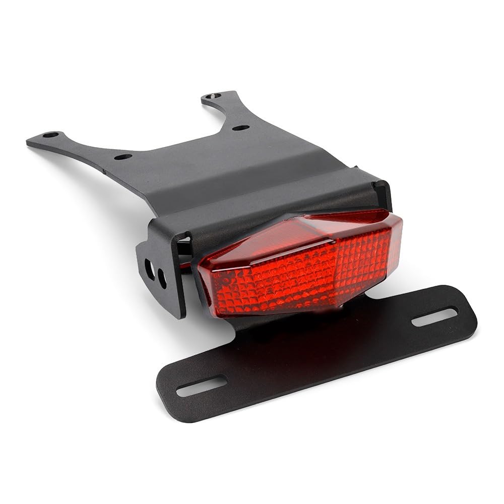 DDGBERFP For Honda CRF250L 2013-2020 CRF250L Rally 2017-2020 Motorcycle License Plate Holder With Turn Signal Tail Tidy Mudguard Eliminator(White)
