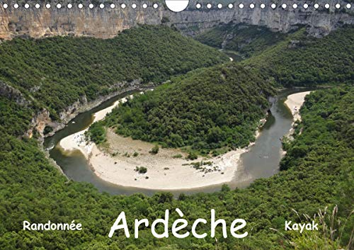 Ardeche - Randonnee & Kayak (Calendrier mural 2021 DIN A4 horizontal): Cevenne ardechoise (Calendrier mensuel, 14 Pages )