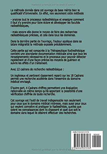 L'Art Médical Radiesthésique: Méthode universelle de radiesthésie médicale (French Edition)