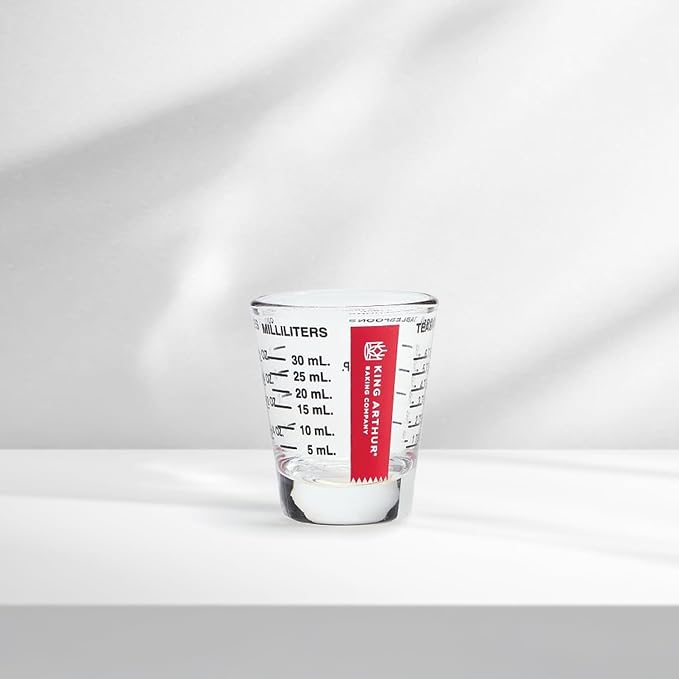 Mini vaso medidor King Arthur vidrio pesado pack 2 miniatura 7