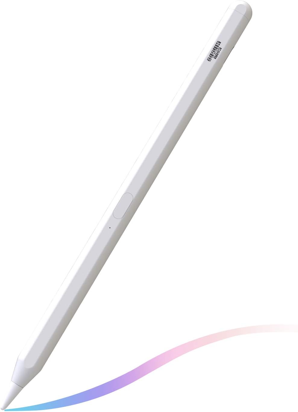 Stylus for iPad (2018-2020) with Tilt & Palm Rejection, Active Pencil Compatible with Apple iPad Pro (11/12.9"), iPad 6th/7th/8th Gen, iPad Mini 5th Gen, iPad Air 3rd Gen for Painting/Writing (White)