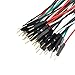 SinLoon Dupont Wire Breadboard Jumper Wires Jumper Wire Male to Female for Arduino Breadboard and Circuit Board 8cm 4 Colors Total 40-Pack(Male to Female)