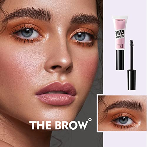Walulan Clear Eyebrow Setting Gel,Volumizing Brow Gel, Waterproof, Eyebrow Gel, Glued Eyebrow Gel, Long Lasting Styling #TOP2