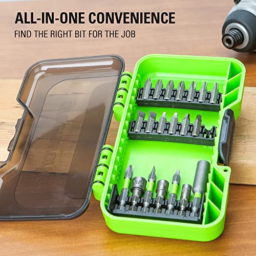 Image of Greenworks 20 Piece Impact Rated Driving Set