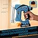2 in 1 Nail Gun Battery Powered,Cordless Nail Gun with 800pcs Nails&Staples, Electric Nail Gun with 2×2.0Ah Batteries, Nail Gun for Woodworking Upholstery & DIY