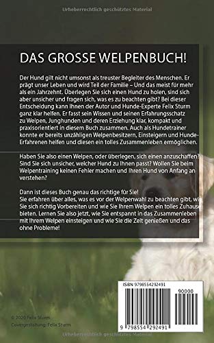 DAS GROSSE WELPEN BUCH - HUNDEERZIEHUNG VON KLEIN AUF: Von der Auswahl der Hunderasse & des Züchters bis hin zum richtigen Training und der effektiven Welpen Erziehung – Das Beste für die Hundewelpen!