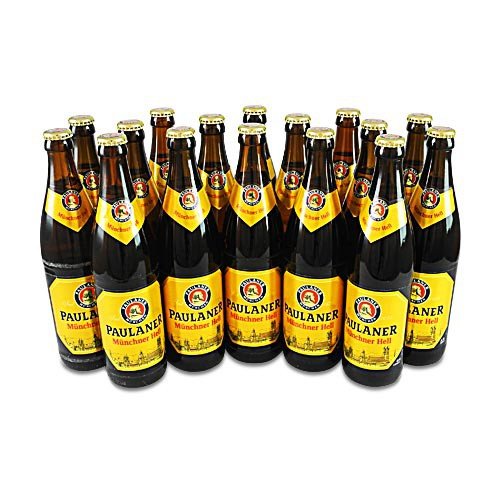 Paulaner Original Münchner Hell (16 Flaschen à 0,5 l / 4,9% vol.)